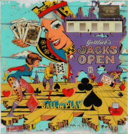 Gottlieb’s Jacks Open Back Glass Front - Pinball Mania