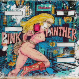 Gottlieb Pink Panther Back Glass Front - Pinball Mania