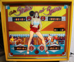 1977 Bally Strikes and Spares Pinball Machine 8 - Pinball Mania