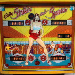 1977 Bally Strikes and Spares Pinball Machine 8 - Pinball Mania