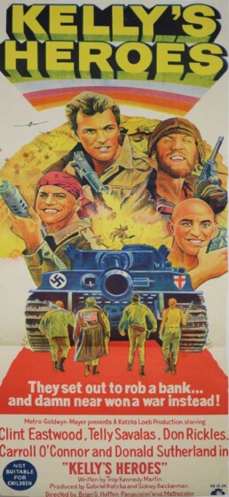 Kelly's Heroes Cinema Poster - Pinball Mania